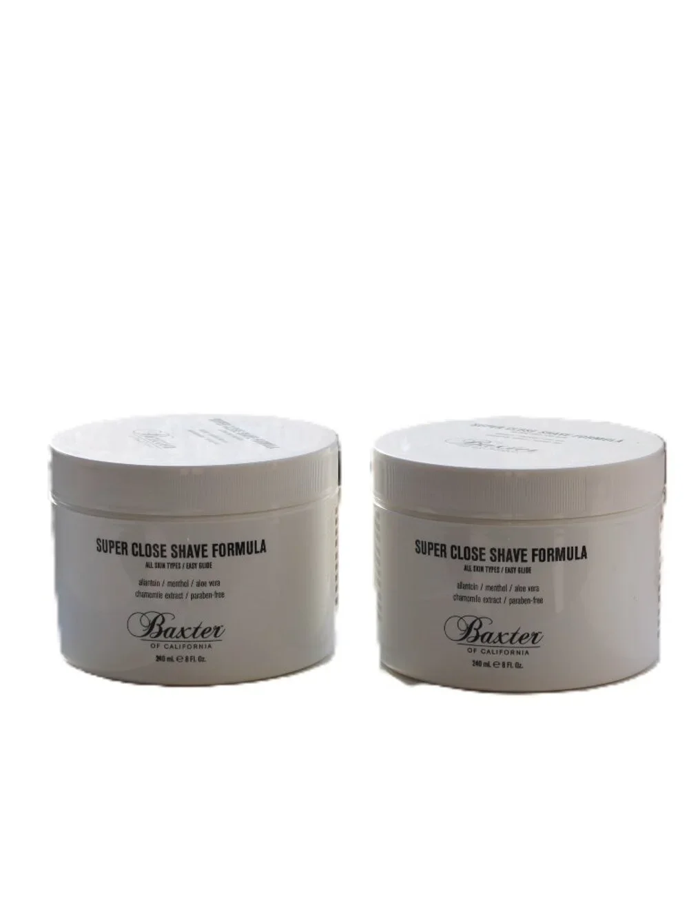 Baxter Of California Super Close Shave Formula 8 oz (lot of 2pc)